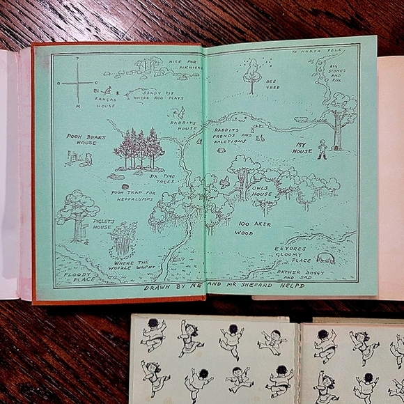 3 Assorted Collectible Antique Books - "Winnie the Pooh" 1960's Hardcover & MORE - Picture 8 of 12